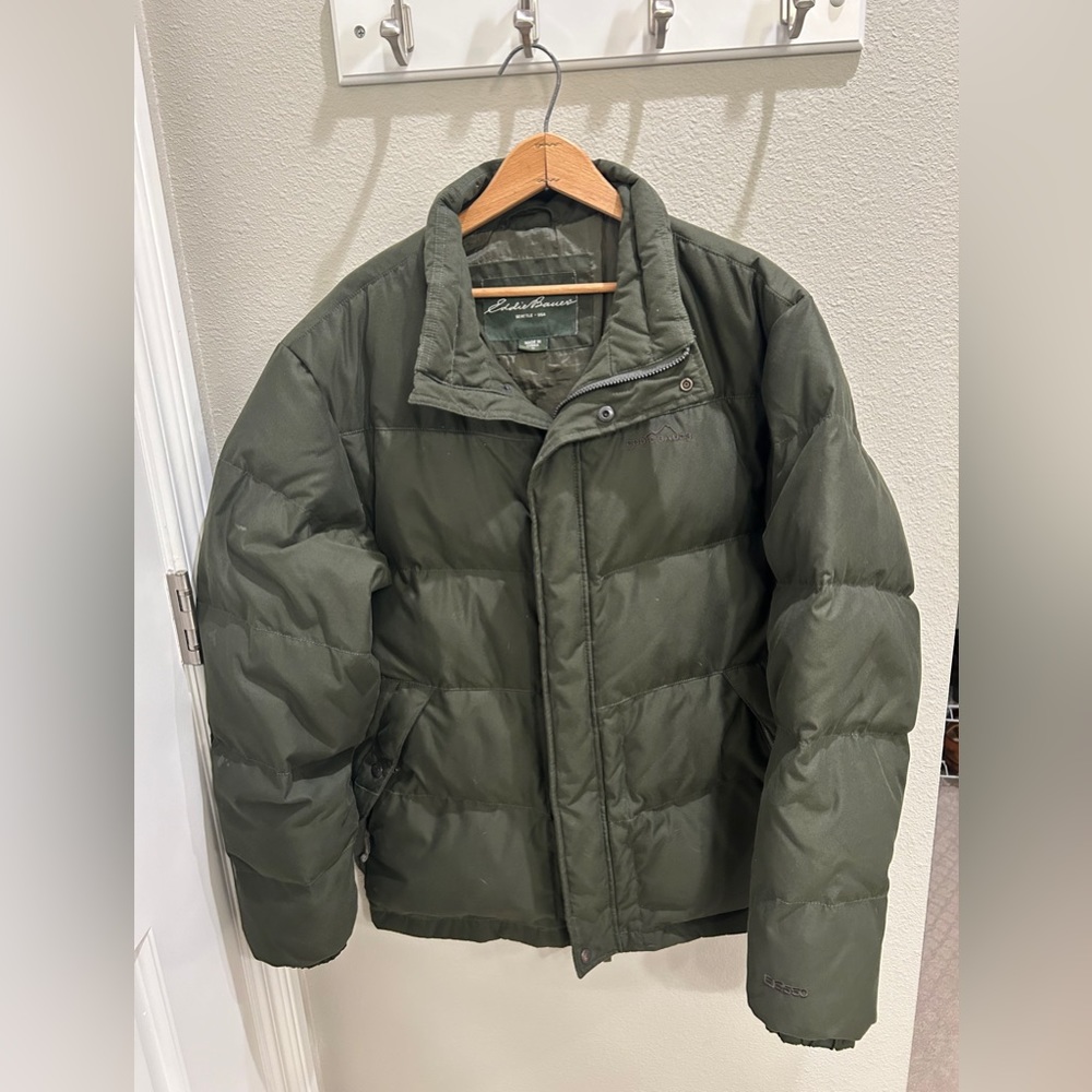 Mens Eddie Bauer Goose Down Jacket